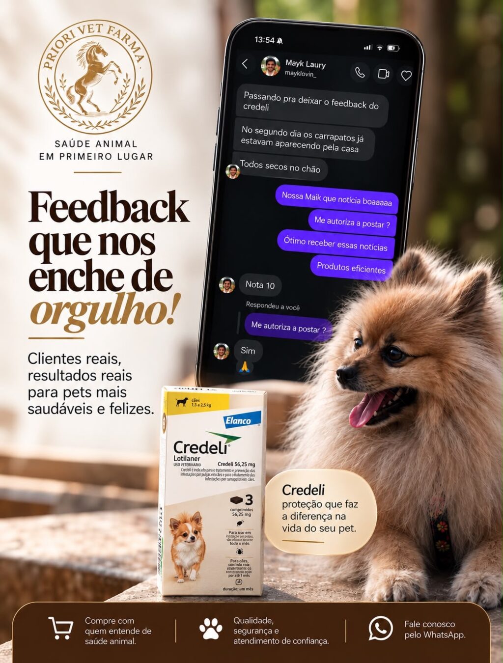 Instagram post from priorivetfarma. This post is in position 5.